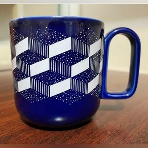 Rare Blue and White Snow 8 Ounce Oz Teavana Starbucks Tea Mug Cup 2016